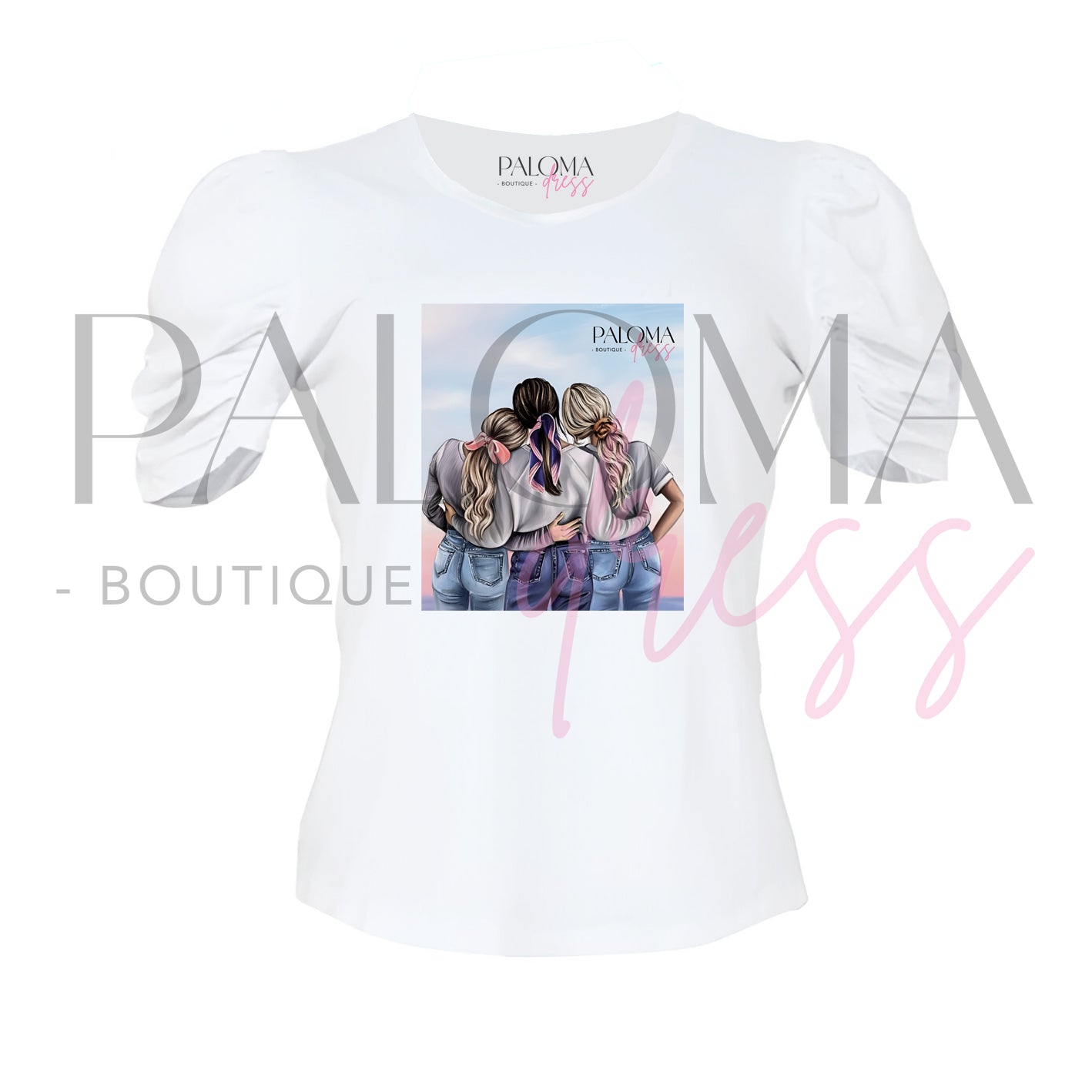 Polera Manga Princesa Family 2