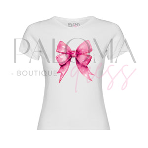 Polera Algodón Lazo Magenta
