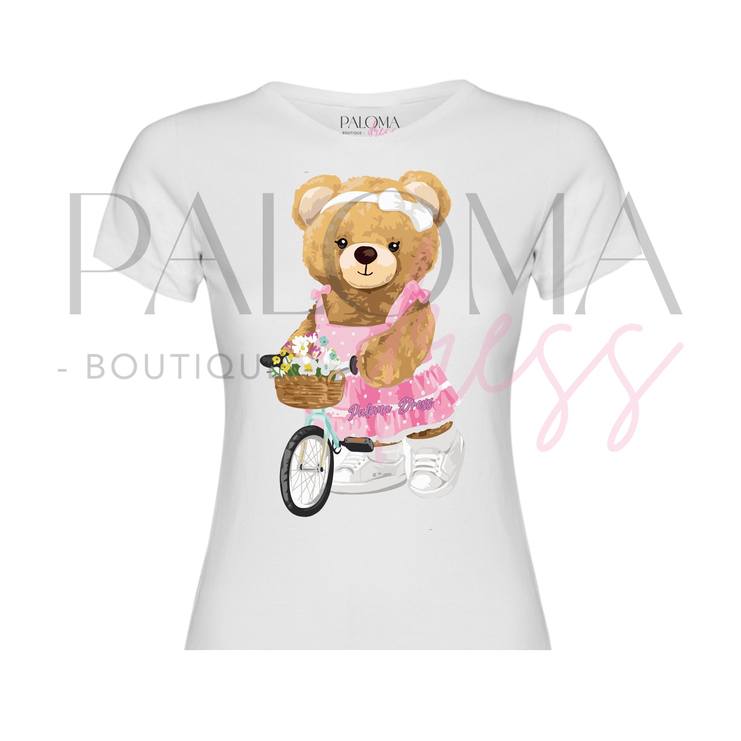 Polera Algodón OSITA Rosa