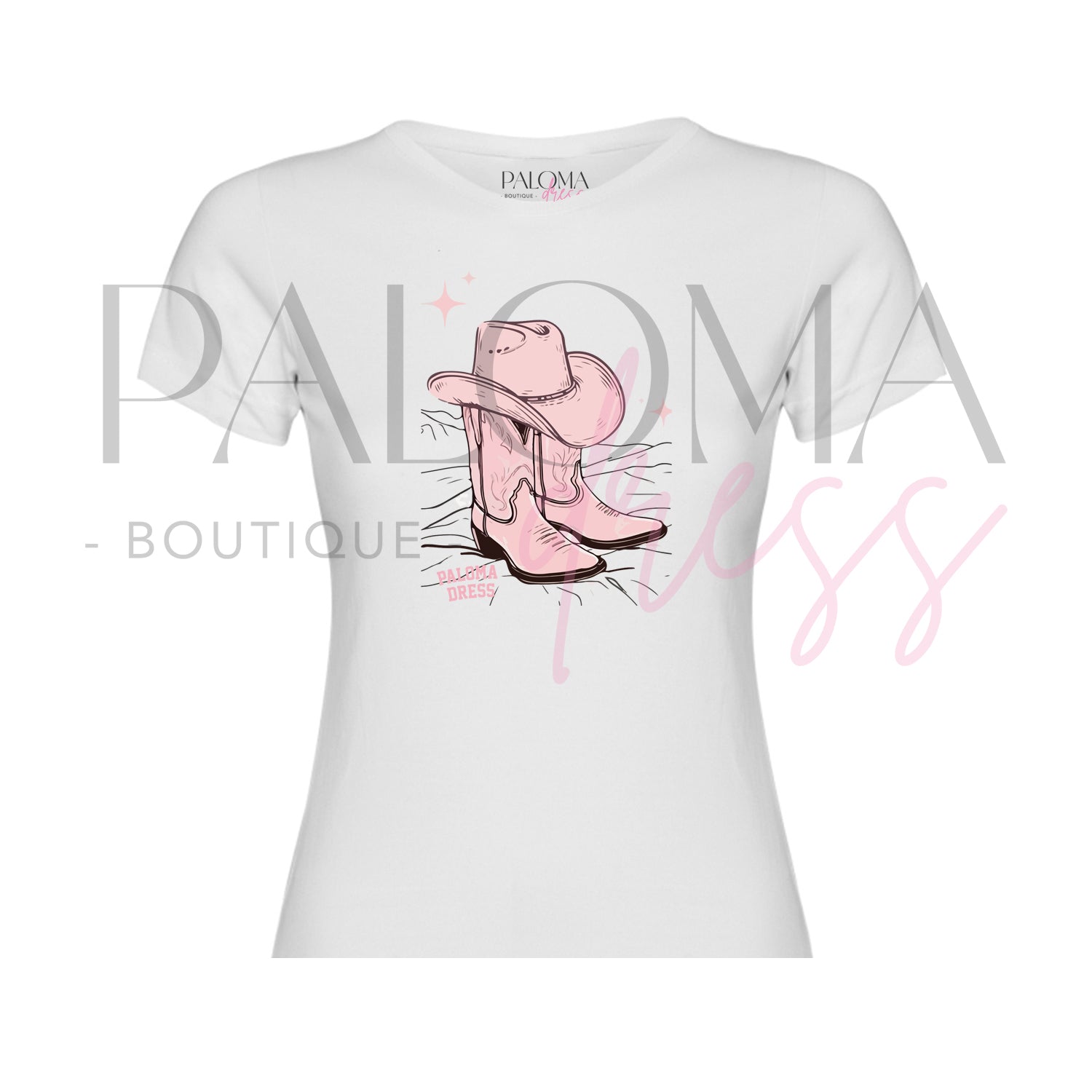 Polera Algodón Bota Texana