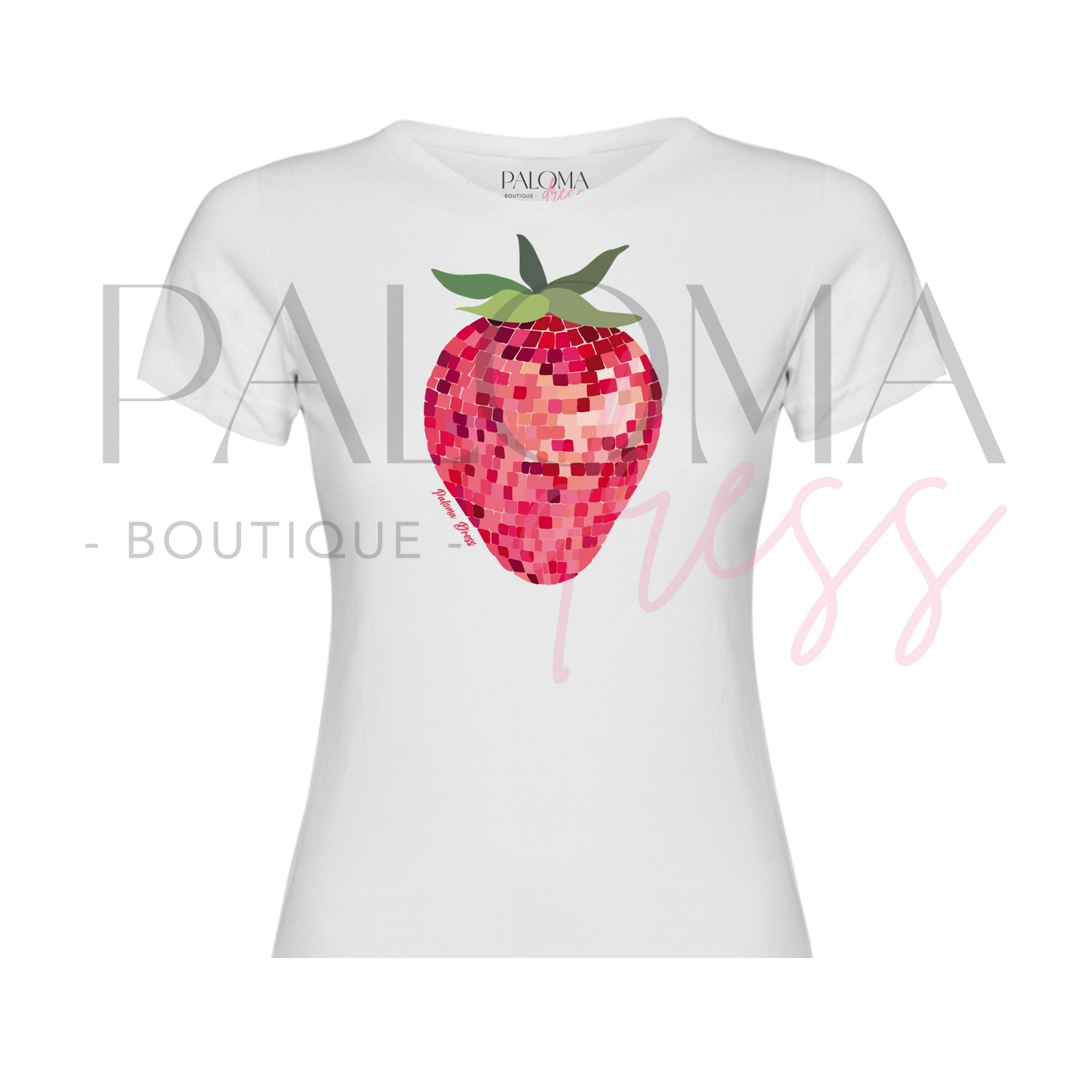Polera Algodón Frutilla Party