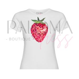 Polera Algodón Frutilla Party