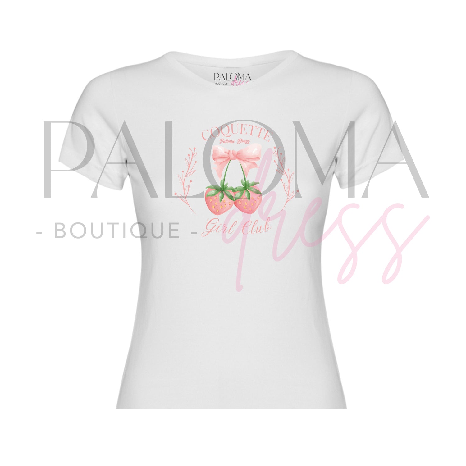 Polera Algodón Frutilla Coquette