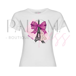 Polera Algodón Paris Magenta