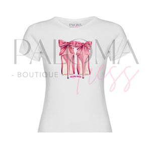 Polera Algodón Tacos Rosa