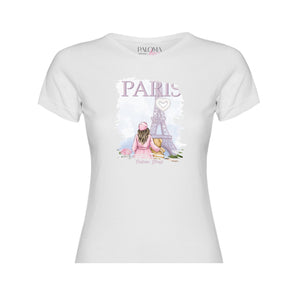 Polera Algodón Paris Corazon