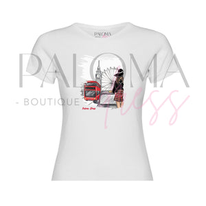 Polera Algodón Inglaterra Roja