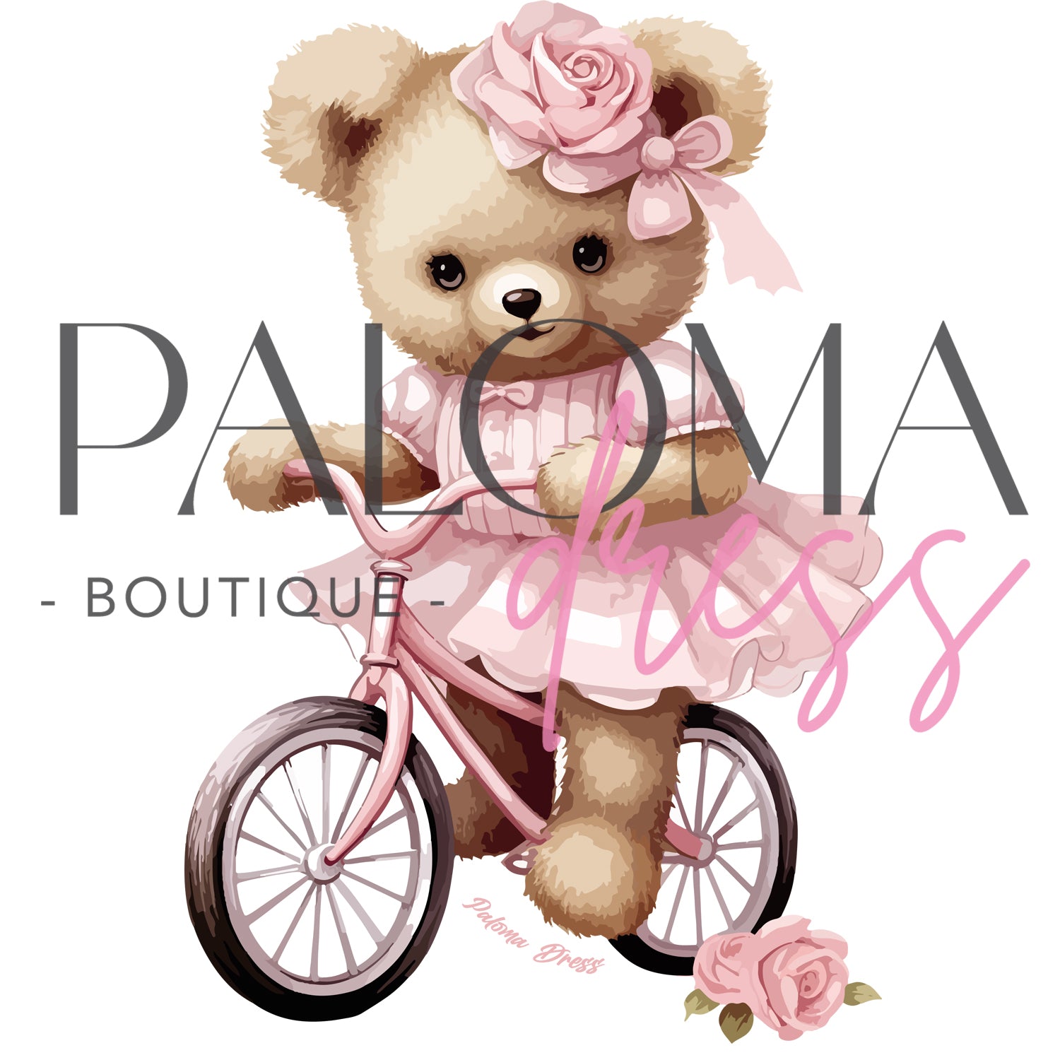 Polera Algodón OSA Bicicleta Rosa