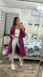 Cargar imagen en el visor de la galería, Abrigo PalomaDress Magenta
