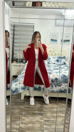 Cargar imagen en el visor de la galería, Abrigo PalomaDress Rojo

