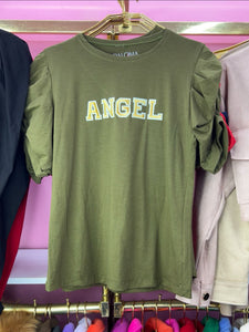 Polera Manga Princesa Verde ANGEL