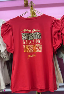 Polera Manga Princesa Roja Amazing