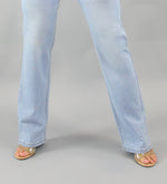 Cargar imagen en el visor de la galería, Jeans BEBE Elasticado Brillos media pierna
