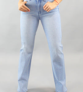 Jeans BEBE Elasticado full Brillos