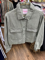 Cargar imagen en el visor de la galería, Chaqueta Jeans con brillos
