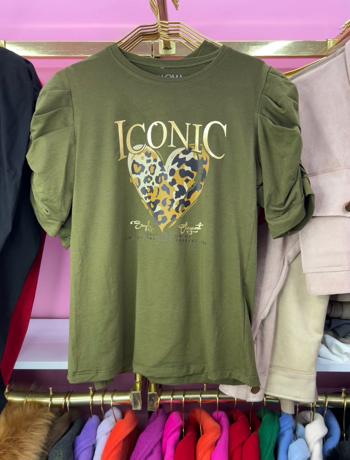 Polera Manga Princesa Verde Iconic