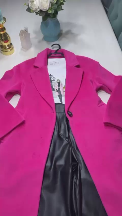 Abrigo PalomaDress Fucsia